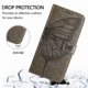 thumbnail image 3 of Funda Cartera Mariposa Para Samsung Galaxy A36 5g Con Soporte Y Ranuras Para Tarjetas Gris, 3 of 5