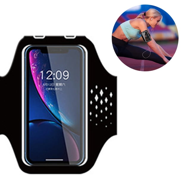 Funda para teléfono móvil para correr, brazalete impermeable para correr, caminar, hacer ejercicio y entrenar en el gimnasio.