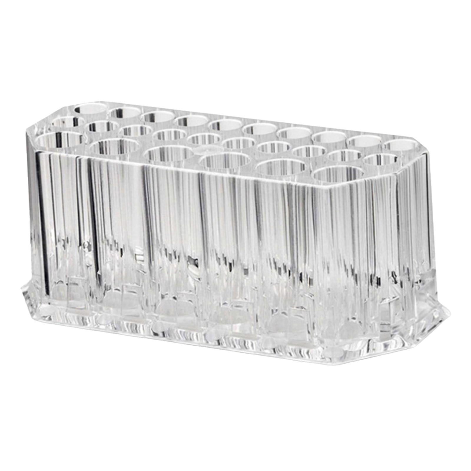 Magideal - Caja De Almacenamiento De Acrílico Para Brochas De Maquillaje, Delineador De Ojos, Brochas Cosméticas, Organizador De 26 Ranuras Para Mujeres Y Niñas,