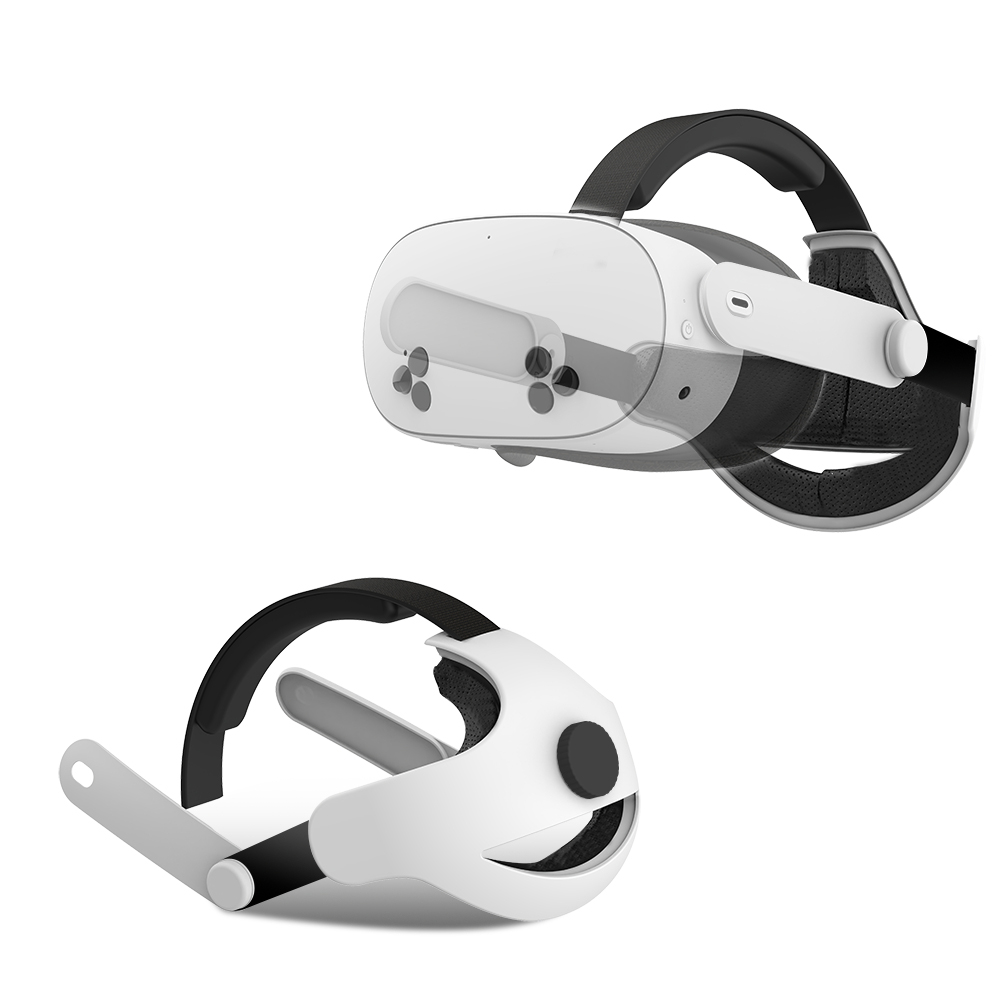 Genérico - Correa Ajustable Y Ligera Para La Cabeza Compatible Con Meta Quest 3S - Accesorios Cómodos Para Realidad Virtual-Blanco