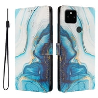 Foxdock Funda Tipo Cartera Para Google Pixel 5A Con Soporte Y Correa – Diseño De Patrones Lindos