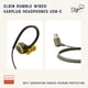 thumbnail image 2 of Auriculares con cable Elgin Rumble con 27 dB NRR a prueba de agua, 2 of 7
