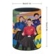 thumbnail image 2 of Wiggles-theme Cylinder Pen Holder Pencil Organizer with Flannel Lining PVC Leather Material Cardboard Base for study work 10*8CM, 2 of 6