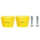 thumbnail image 1 of 2x Patines En Línea Frenos De Rodillo Bloque Antideslizante Tope De Seguridad Amarillo, 1 of 3