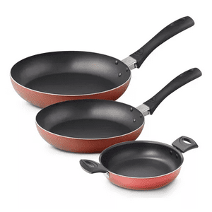 Genérico - Pack De Sartenes De 20 + 26 Cm Y Paila, Antiadherente, Redblue Ilko