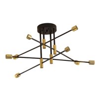 Ioensy - Lámpara De Techo De Hierro Nórdico, Lámpara Colgante Para Sala De Estar Y Dormitorio