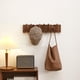 thumbnail image 3 of Perchero de pared QUELLANCE Wood con 8 ganchos en madera de nogal, 3 of 7