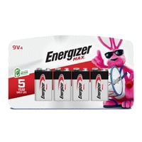 Batería Alcalina Energizer Max De 9 V, Paquete De 4