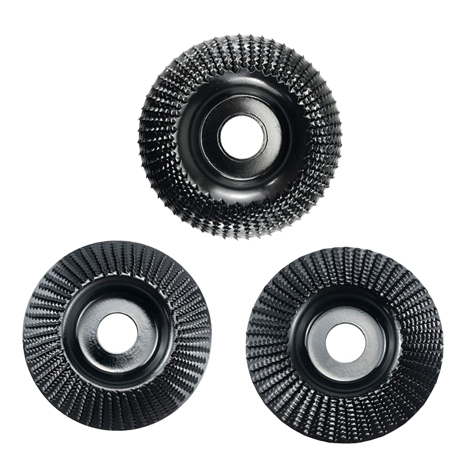 Ioensy - Disco De Amoladora Angular De 3 Uds, Rueda Moldeadora De Madera Portátil Para Bandeja De Té De Mármol, Madera De 125mm