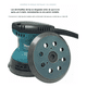thumbnail image 5 of 2 Discos compatible Makita Lijadora Orbital Plato Base Repuesto, 5 of 10