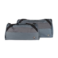 Marca F - Pack 2 Bolsos Eder M+L Gris