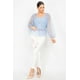 thumbnail image 2 of Top Peplum de Crochet de Malla Transparente, 2 of 5