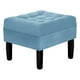thumbnail image 2 of Pouf Wood 1c Felpa 00 Azul Petroleo, 2 of 4