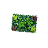 Genérico - 10 Piezas Muro Verde Follaje Artificial Sintético 60X40Cm