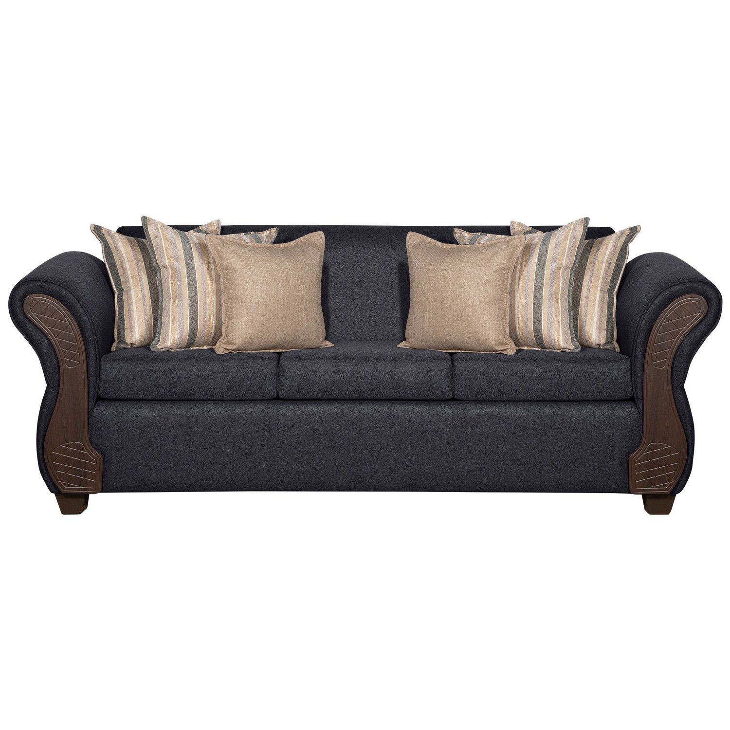 Ruzam Mobel - Sofá 3 Cuerpos Marsella Marengo