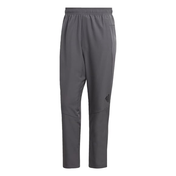 Pantalones de entrenamiento adidas AEROREADY Designed 4 Movement para hombre, color gris y negro