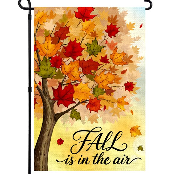 Bandera de jardín Agroon 30 × 46 cm doble cara – Otoño