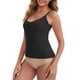thumbnail image 4 of INSPIRE CHIC Camisola de Mujer Regreso a Clases Cuello en V Ligera Tirantes Finos Sólida Sin Mangas Top S Negro, 4 of 6
