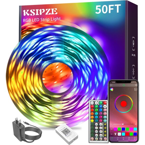 Tira LED KSIPZE RGB con sincronía musical