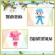 thumbnail image 3 of Set de figuras de acción ZXHGWWHS Loula y Elly, 7 piezas, 6.6 cm, PVC, 3 of 7