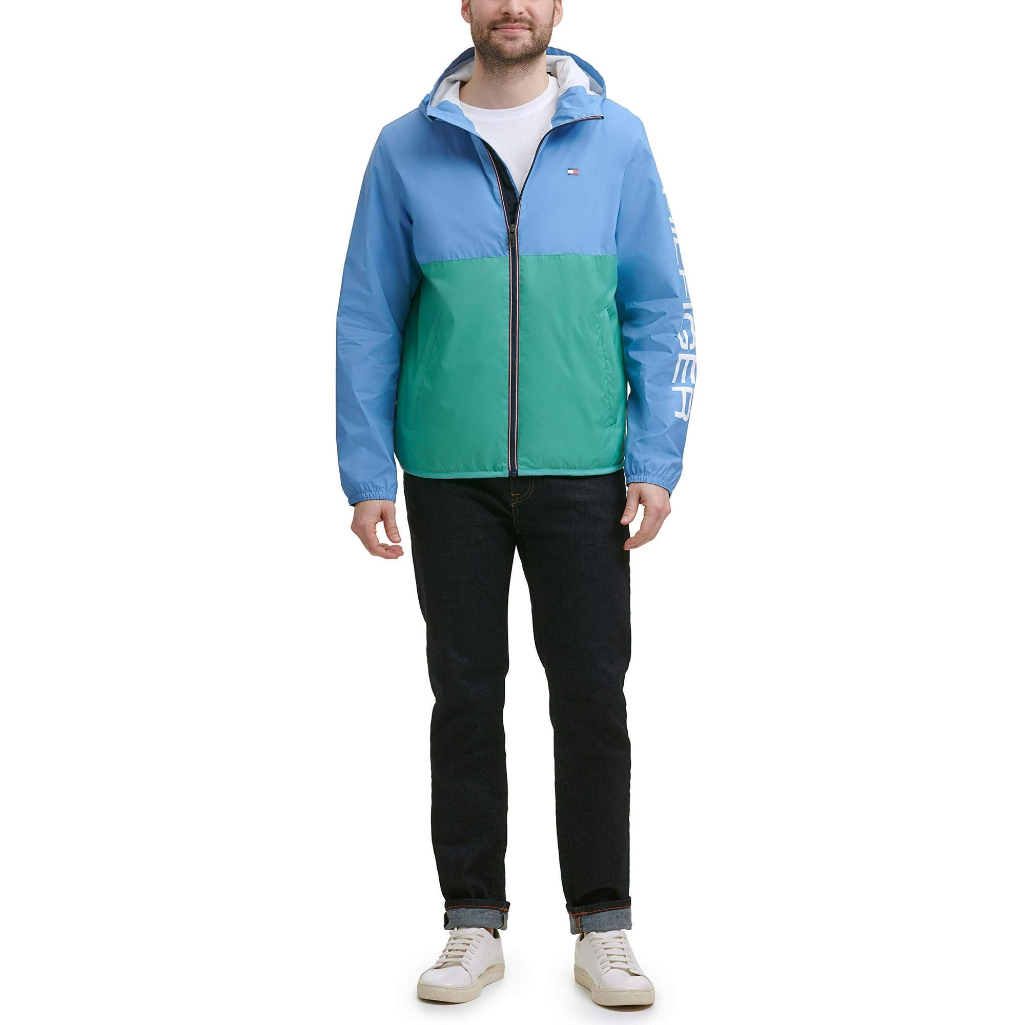 Chubasquero Tommy Hilfiger Ligero Y Resistente Al Agua Para Hombre