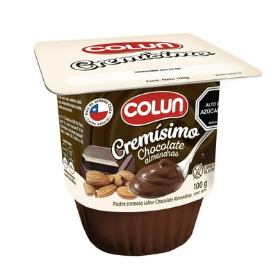 Postre De Cremisimo Sabor Chocolate Almendra Pote 100 G Colun