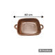 thumbnail image 5 of Fuente Asadera De Greda Rectangular, 5 of 6