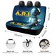thumbnail image 2 of mi amigo robot-theme Car Rear Seat Covers Back Elastic Flexible Car Seat Covers Decorative Fits Most Cars 120x59x76cm, 2 of 6