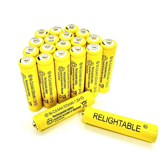 Batería recargable AAA 300 mAh 1,2 V NiCd RELIGHTABLE