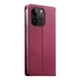 thumbnail image 5 of Funda tipo cartera con bloqueo RFID para iPhone 15 Pro Max cubierta magnética de cuero con tapa y soporte Rojo, 5 of 6