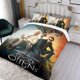 thumbnail image 3 of Buenos Presagios Conjunto de sábanas temático, trío de piezas, cómodo y amigable con la piel, diseño único, regalo de decoración para el hogar para familiares, amigos y fans,173cm *218cm, 3 of 6