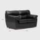 thumbnail image 2 of Sofa Zeus 2C PU Negro, 2 of 3
