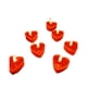 thumbnail image 2 of Pack 50 velas aromáticas corazón 4 cm frutilla rojo, 2 of 3