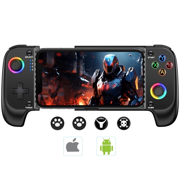 Controlador de juegos móviles para teléfono inalámbrico MystNova para iPhone/Android