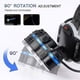 thumbnail image 4 of Potente linterna frontal impermeable de 40.000 lm - Linterna frontal recargable por USB, 4 of 5