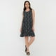 thumbnail image 4 of Vestido Mujer Sin Mangas Print Negro Corona, 4 of 5