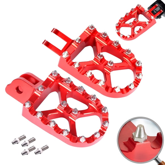 Reposapiés ajustables rojos M8 Softail Sresk