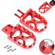 thumbnail image 1 of Reposapiés ajustables rojos M8 Softail Sresk, 1 of 9