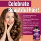 thumbnail image 2 of Vitaminas para el crecimiento del cabello, Rainbow Nutrients, biotina, 10,000 mcg x2, 2 of 3