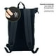 thumbnail image 5 of Mochila Roll Top Makalu 22L Impermeable Porta Notebook Lhotse negro Talla única, 5 of 8