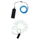 thumbnail image 4 of 2x LED De Neón Luminiscente Luces Suaves Glow EL Wire String 5 Metros, 4 of 5