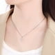 thumbnail image 4 of Collar de Cruz de Plata Esterlina 925 para Mujer, Colgante de Circonia Cúbica 5A, Cadena Ajustable de 45+5 Cm, Joyería Religiosa Hipoalergénica, 4 of 7