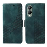 Carcasa Foxdock Vivo Y28 5G De Cuero Pu, Diseño Acolchado Clásico, Protección Contra Caídas Y Rayones