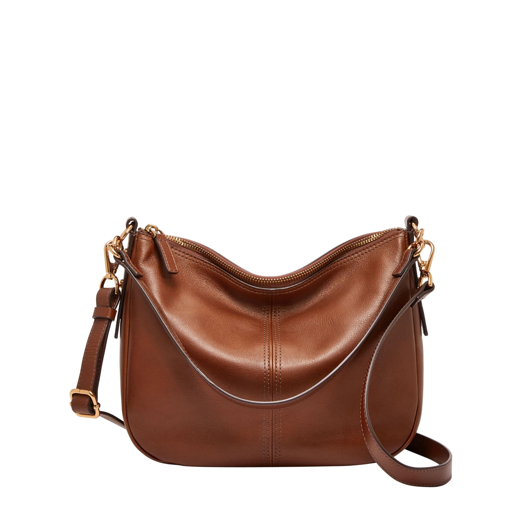 Bolso Bandolera Fossil Jolie Leather Brown Para Mujer