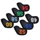thumbnail image 5 of 7 Piezas Universal Golf Club Headcovers Durable Head Covers Negro Colorido, 5 of 5