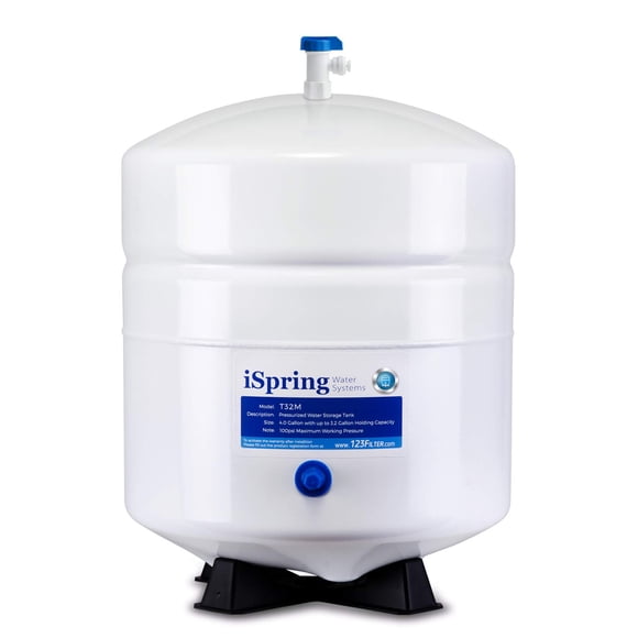 Tanque de almacenamiento de agua iSpring T32M para ósmosis inversa 15L