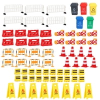 Bothyi - Señales De Tráfico Para Bebés Juego De Señales De Tráfico Para Construcción Regalo 67 Mini Señales De Tráfico