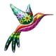 thumbnail image 5 of Colibrí De Metal Arte De La Pared Adorno Escultura Colgando Decoración Para El Hogar Al Aire Libre D, 5 of 5