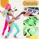 thumbnail image 3 of Set de Juguetes Inflables Loccmat 30 Piezas – Instrumentos de Estrella del Rock, 3 of 7