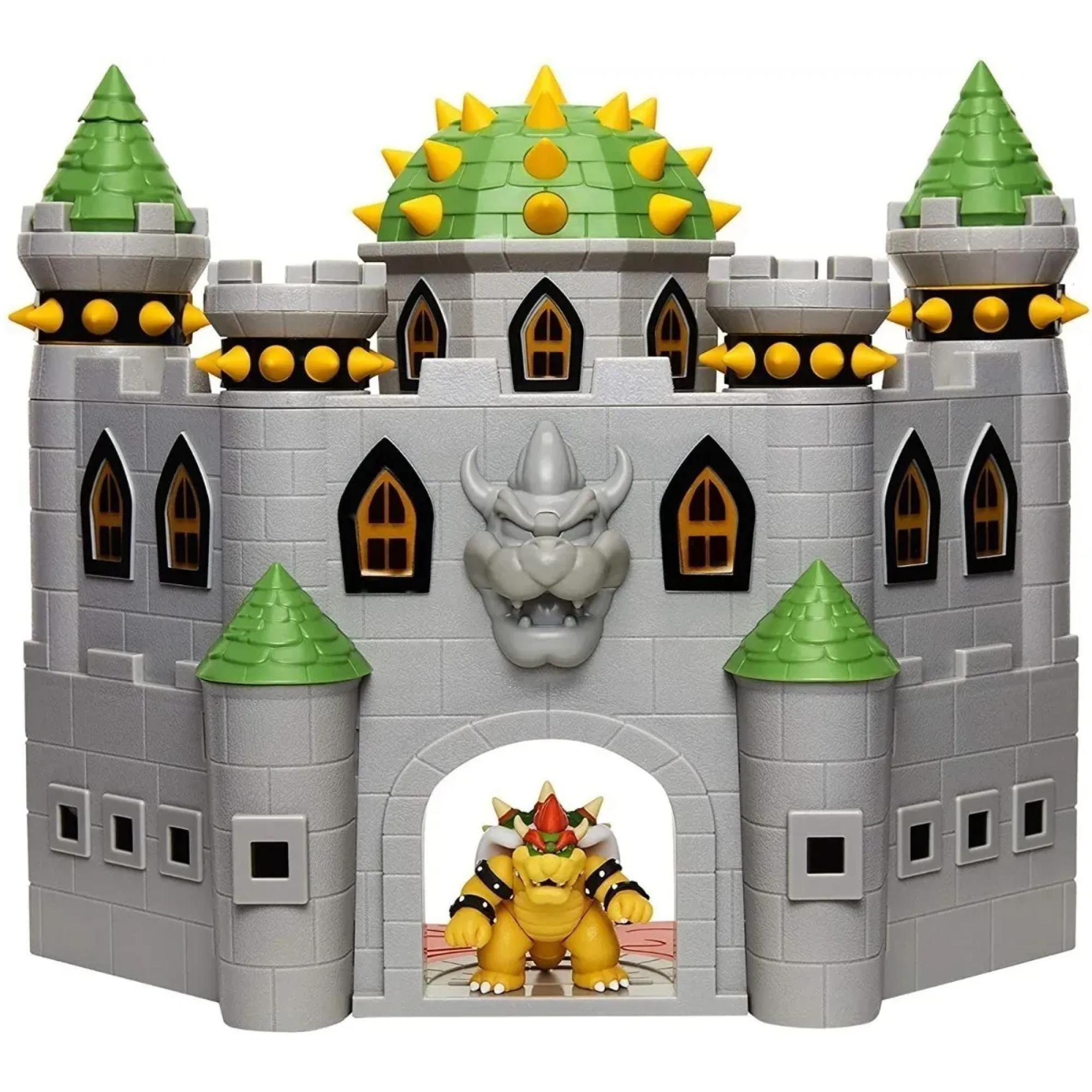 Juguete Escena Batalla Castillo De Bowser Mario Nintendo